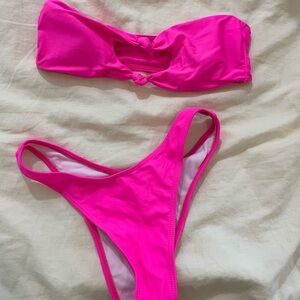 Vibrant Pink Bikini Set
